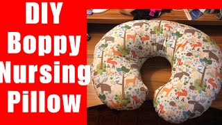 DIY boppy nursing pillow for under 10 [upl. by Gnanmas445]