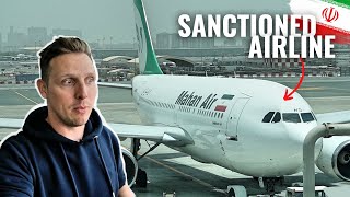 FLYING A SANCTIONED AIRLINE TO IRAN [upl. by Kawai378]