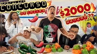 El Concurso de chiles más mortal y extremo de Mexico se desmayanpremio 2000 al ganador 🌶️🧨🔥 [upl. by Hgierb279]