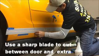 how to install vehicle decals fast and easy [upl. by Lad]