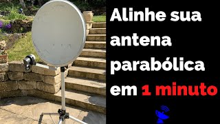 Alinhe sua antena parabólica em 1 minuto  Com o aplicativo gratuito „buscador de satélites“ [upl. by Dorin991]