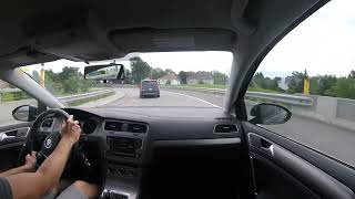 Onboard Drives 2017 Volkswagen Golf Sportwagen [upl. by Etta]