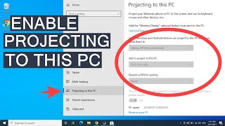 Fix quotProjecting To This PCquot Option Disabled  Greyed Out In Windows 10 [upl. by Issac]