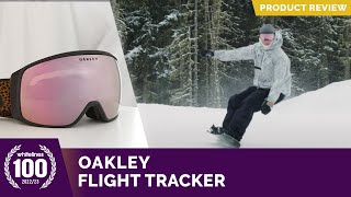 Oakley Flight Tracker 2023 Snowboard Goggles Review [upl. by Carrick]