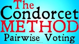 The Condorcet Method Voting System [upl. by Hyo]