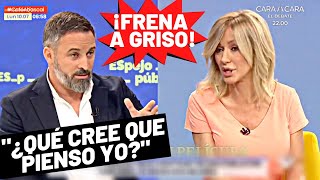 Griso se pone gallito y Abascal la frena en seco «¿Qué cree que pienso yo ¡Es delirante» [upl. by Sisenej]