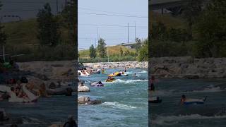 Harvie Passage  a good place to beat the heat in Calgary 😉 River Calgary summer fun heat cool [upl. by Ailegave]