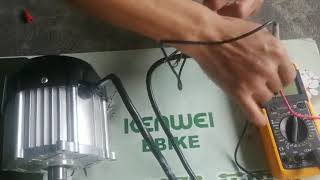 KENWEI EBIKE Electric motor sensor testing procedure [upl. by Zielsdorf]