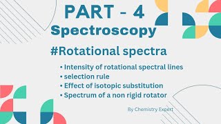 BSc 5th semester physical chemistry Spectroscopy part 4th  Rotational spectroscopy [upl. by Armyn]