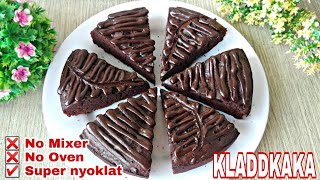 Kladdkaka swedish chocolate cake recipe [upl. by Rohclem]