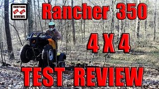 Honda 350 Rancher Electric Shift ES 4x4 TEST REVIEW 20042006 [upl. by Ihcego]