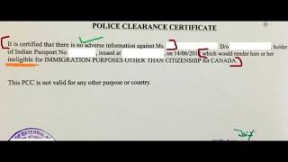 Meaning of Ineligible in Passport Police Clearance Certificate PCC Explained in Hindi [upl. by Malkin]