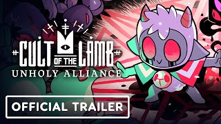 Cult of the Lamb Unholy Alliance  Official Announcement Trailer  Devolver Digital 2024 [upl. by Ginnie]