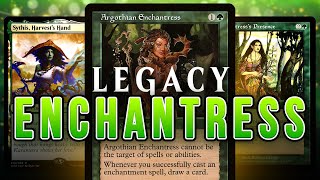 LEGACY ENCHANTRESS Sythis Harvest’s Hand  Argothian Enchantress — Selesnya  Magic The Gathering [upl. by Jada]