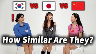 Korean vs Japanese vs Chinese Languages Can They Understand Each Other [upl. by Hoeve]