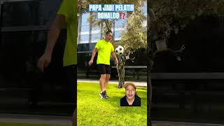 PAPA JADI PELATIH RONALDO⁉️ football funny worldcup mbappe soccer comedy gigachad pets [upl. by Rehm]