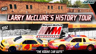 MorganMcClure Motorsports Former NASCAR Race Shops History Tour With Owner Larry McClure [upl. by Eelsel]