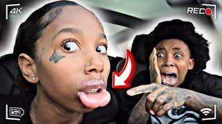 EPIC “ JUMBO “ LIPS OUT IN PUBLIC PRANK ON GIRLFRIEND  😨 [upl. by Nednal]