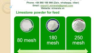 Limestone for feed powder and granular [upl. by Inesita]