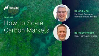 How to Scale Carbon Markets  vxinsight with Nasdaq and The ValueExchange [upl. by Attenrad]