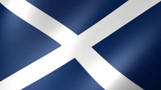 World Flags Scotland  Free HD Stock Video [upl. by Ihana420]