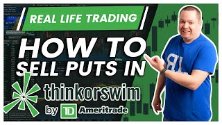 How To Sell Puts  Thinkorswim Tutorial [upl. by Oinigih]