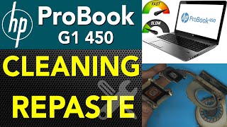 HP ProBook 450 G1 📢 SERVICE 📍 CLEANING 📍 REPASTE [upl. by Atig]