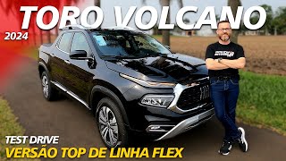 FIAT TORO VOLCANO FLEX 2024  Anda Muito Mais Que A Diesel [upl. by Atrice]