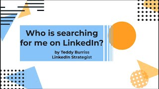 How do I find out who searched for my LinkedIn Profile using LinkedIn Search [upl. by Kamaria]