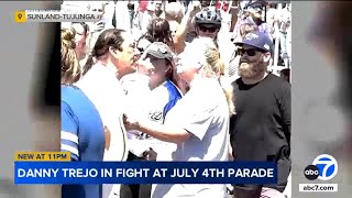 Actor Danny Trejo involved in fight at Fourth of July parade in LA [upl. by Tamma]