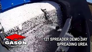 Gason Agriculture  12T Spreader Demo Day  Urea [upl. by Akeinahs978]