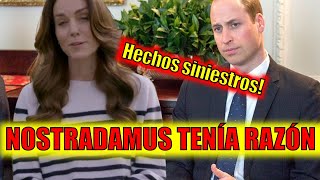 Se cumple ATERRADORA PROFECÍA de NOSTRADAMUS sobre KATE Middleton el príncipe William no será rey [upl. by Kreis]