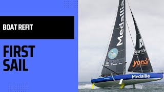 Medallia IMOCAs first sail since refit [upl. by Airel]