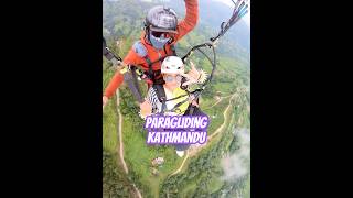 Paragliding In Kathmandu paragliding kathmandu nepal gopro trending shorts youtubeshorts fyp [upl. by Wicks]