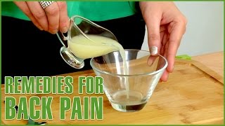 2 Natural Home Remedies For BACK PAIN RELIEF Quickly [upl. by Xonk266]