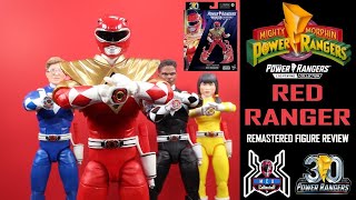 Power Rangers Lightning Collection Remastered MIGHTY MORPHIN RED RANGER MMPR Figure Review [upl. by Raeann]