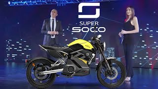 2024 Vmoto Super Soco TcMax New Sporty Electric Motorcycles [upl. by Etiragram956]