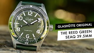 REVIEW The Glashütte Original SeaQ 39 5mm With Green Dial [upl. by Richer]