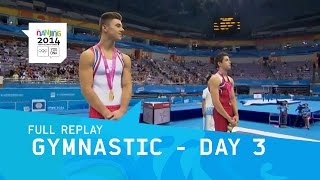 Gymnastics Artistic  Mens Individual All Around  Full Replay  Nanjing 2014 Youth Olympic Games [upl. by Enitnemelc620]