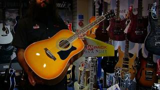 Ibanez V50NJP Acoustic Guitar Package Demo  PMT [upl. by Arekahs136]