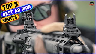 Best AR Iron Sights in 2024  Toprated AR Iron Sights Revealed [upl. by Goldberg988]