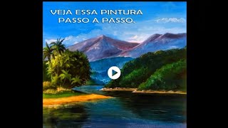 Como pintar paisagem passo a passo [upl. by Perkin326]