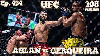 Ep 434  UFC 308 Prelims Aslan vs Cerqueira  Neal vs Dos Anjos  Rebecki vs Orolbai  Magomedov [upl. by Karlyn869]