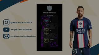 ARGENTINA GOALS SBC SOLUTION MADFUT 23 [upl. by Nathanael]