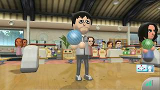 Wii U  Wii Sports Club  Online Bowling Gameplay [upl. by Kelby632]