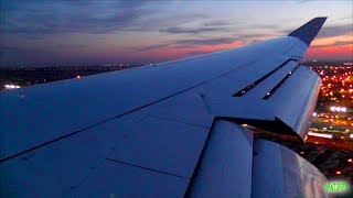 Lufthansa 747400 Turbulant Dusk Landing at JFK w Canarsie 13L Approach [upl. by Piers]