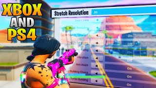 NEW How To Get Stretched Resolution On CONSOLE  Xbox  PS4 Stretched Resolution Fortnite [upl. by Kusin179]