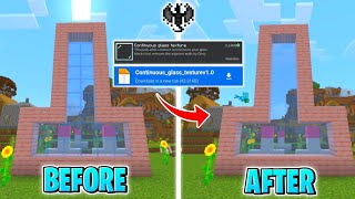 😱MIRIP JAVA CONNECTED GLASS TEXTURE PACK MCPE 119  120 [upl. by Ahserak]