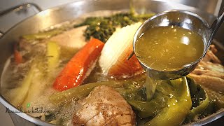 The Ultimate homemade chicken broth  step by step guide to make your chicken stock at home [upl. by Oicelem]