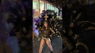 NOLA SHOWGIRLS Krewe of Alla Parade 2024 in New Orleans beauty mardigras shorts fun girl [upl. by Gelb]